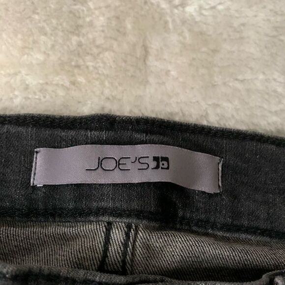Joes Jeans Womens Size 28 Capri Pants Roll Up Stretch Dark Gray Denim‎ Mid Rise - Picture 3 of 9
